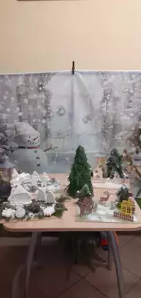 Makieta świąteczna.