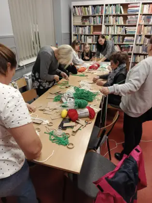 Warsztaty makramy pełne świątecznej magii